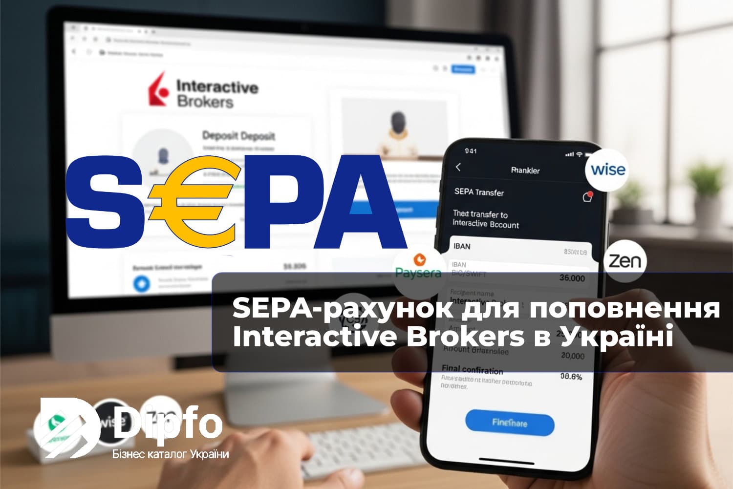 SEPA-рахунок для Interactive Brokers